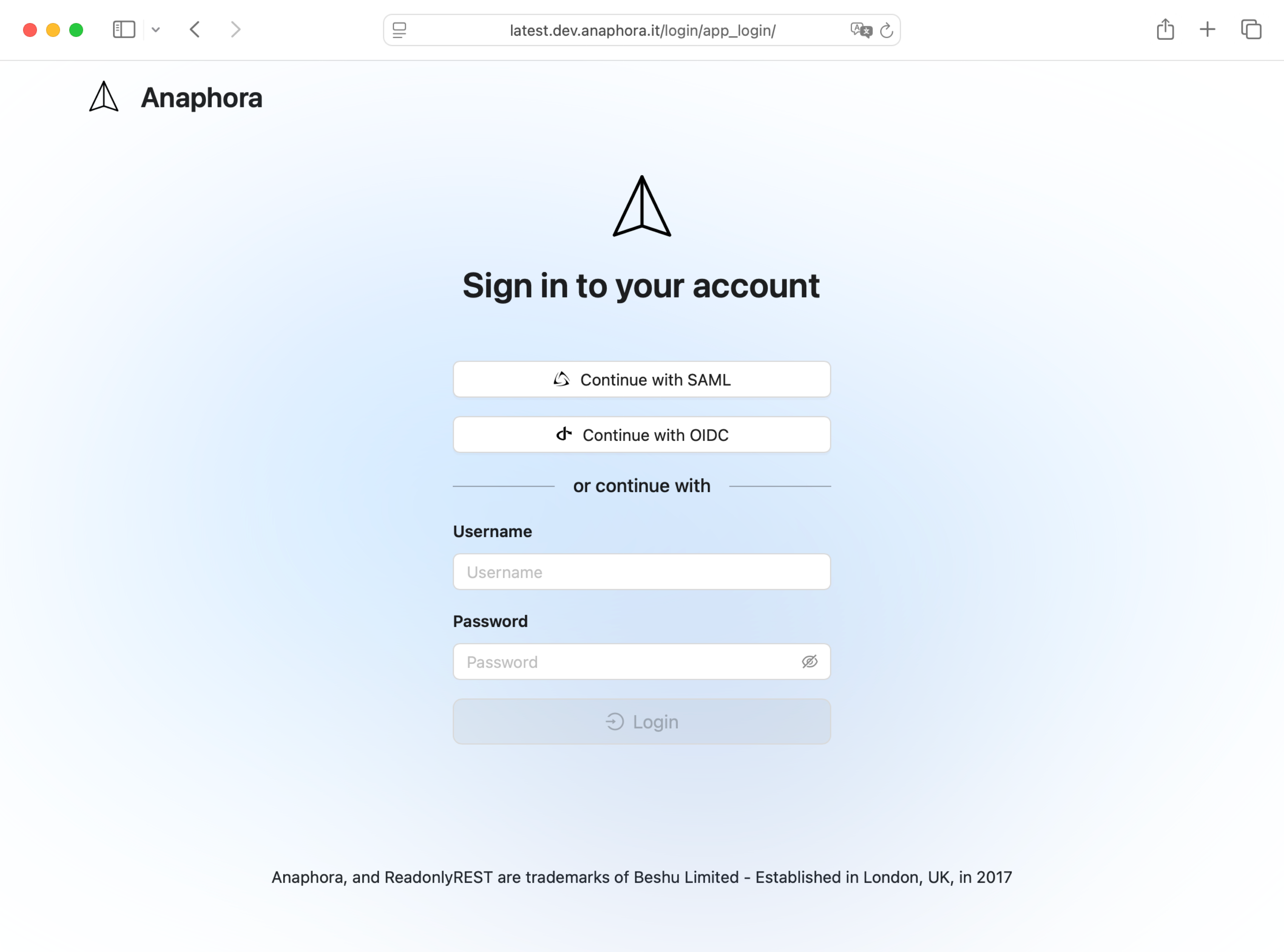 Enterprise-grade Authentication
