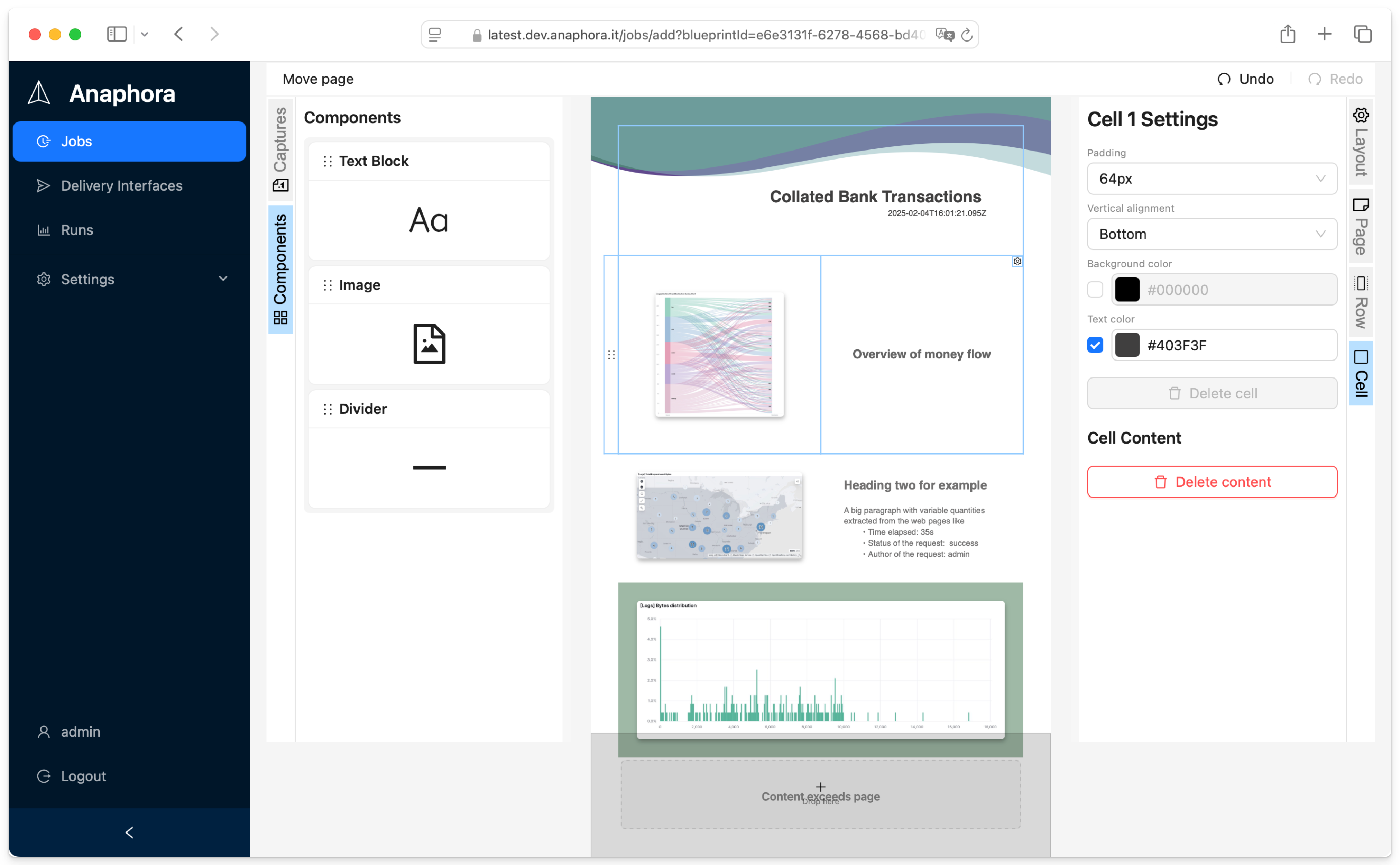 Anaphora Composer Interface